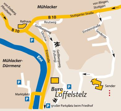 Weg zur Burg Löffelstelz