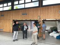 Vor-Ort-Besichtigung der Arbeiten mit OB-Stellvertreter Günter Bächle und den Stadträten