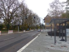 Bushaltestellen am Friedhof St. Peter in Mühlacker barrierefrei 