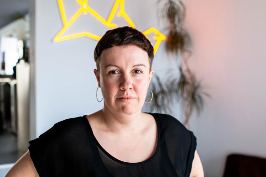 Denise Abé, Leiterin des Bereichs Beteiligung bei SQUIRREL & NUTS und Moderatorin des Bürgerforums Neue Mitte Mühlacker. 